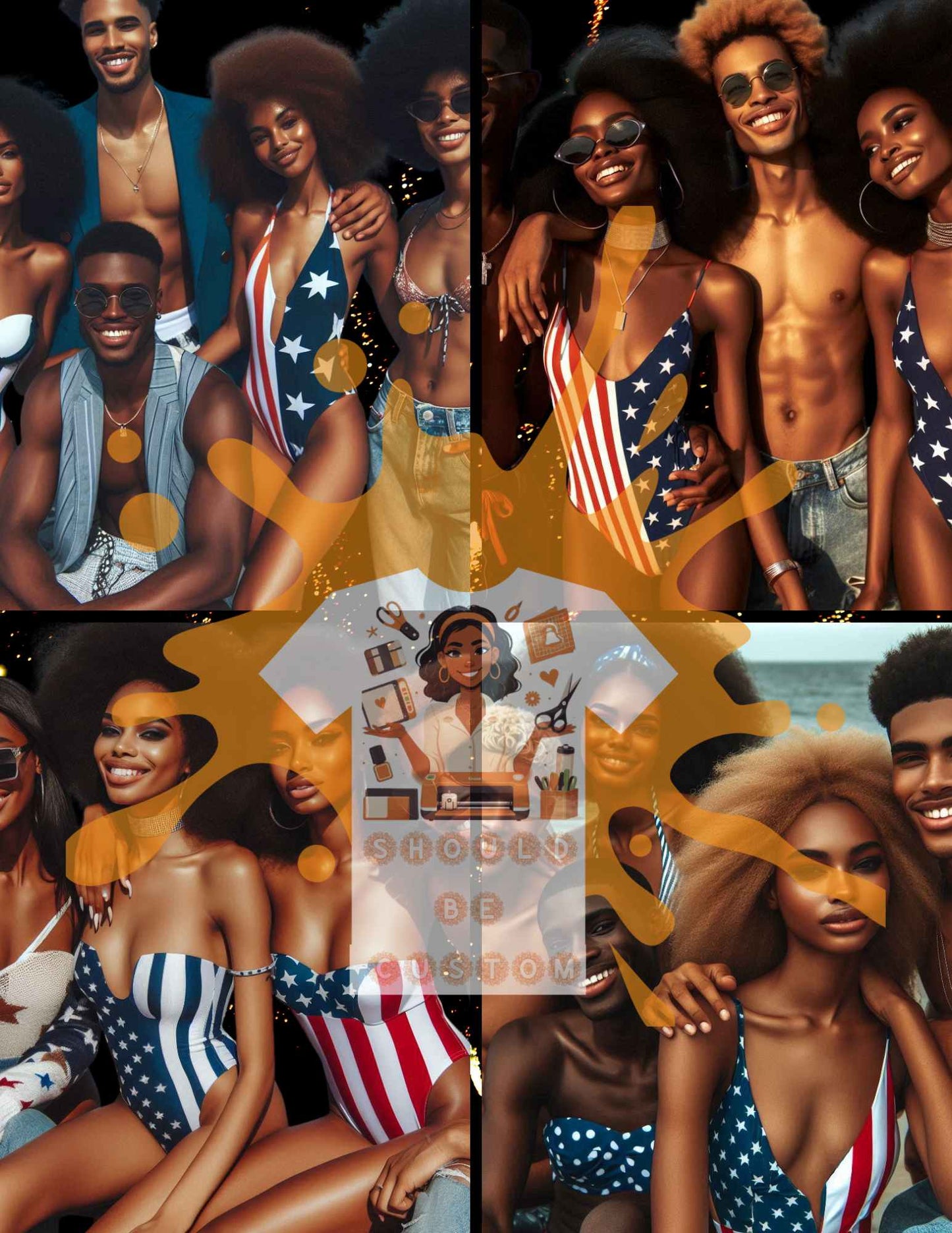 Get EVERYTHING ~ 4th of July MEGA BUNDLE - Mockups included ~ Save Money by purchasing the bundle!!