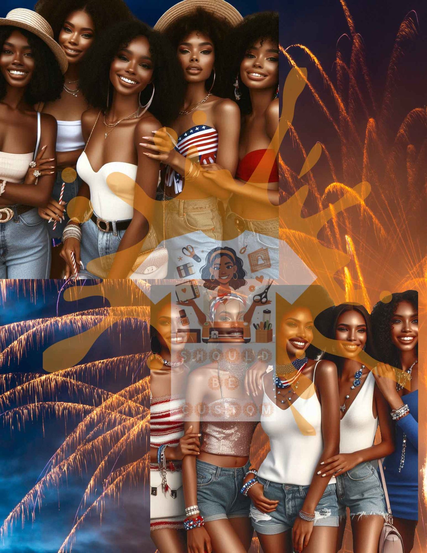 Get EVERYTHING ~ 4th of July MEGA BUNDLE - Mockups included ~ Save Money by purchasing the bundle!!