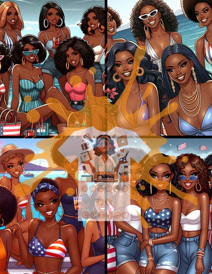 Get EVERYTHING ~ 4th of July MEGA BUNDLE - Mockups included ~ Save Money by purchasing the bundle!!