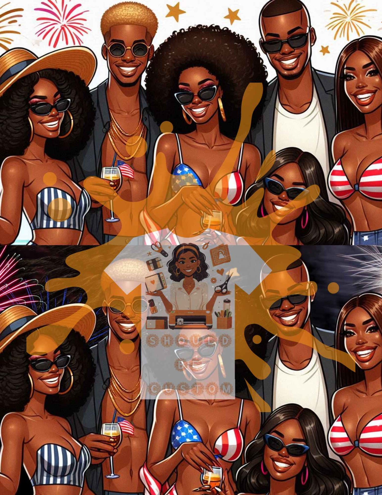 Get EVERYTHING ~ 4th of July MEGA BUNDLE - Mockups included ~ Save Money by purchasing the bundle!!