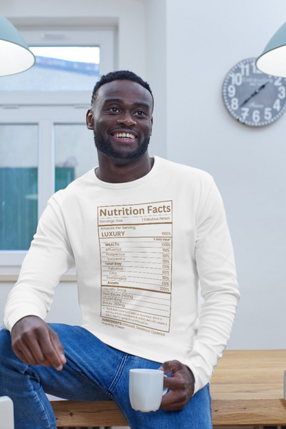 Luxury Nutrition Facts PNG